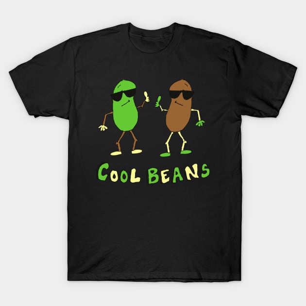 Retro Cool Beans T-Shirt by Flippin' Sweet Gear